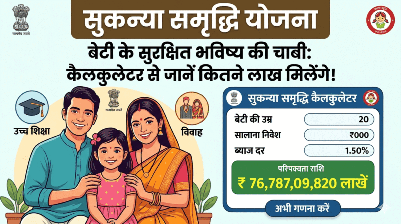 सुकन्या समृद्धि योजना 2026 — 8.2% ब्याज, ₹250 से शुरू, Tax-Free Maturity | SSY पूरी जानकारी