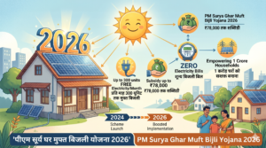 पीएम सूर्य घर मुफ्त बिजली योजना 2026