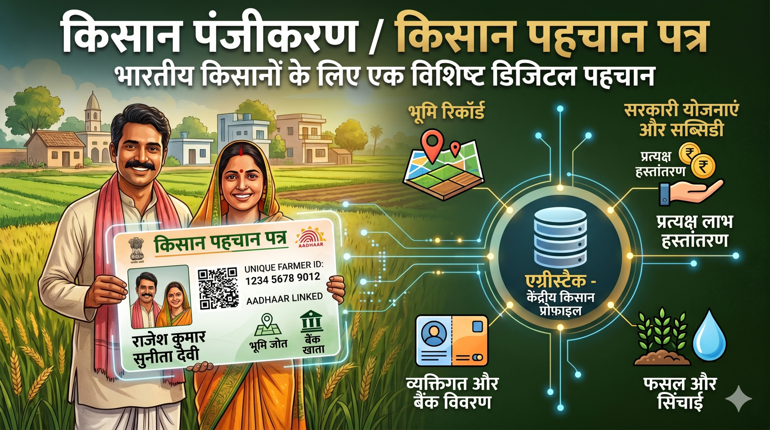 Farmer Registry 2026 Kisan Pehchan Patra 2026 - Agristack ऑनलाइन रजिस्ट्रेशन