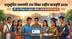 अनुसूचित जनजाति उच्च शिक्षा राष्ट्रीय छात्रवृत्ति 2026