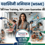 यशस्विनी अभियान 2026 (MSME) — महिला उद्यमियों को Free Training, 90% Loan Guarantee और 35% Subsidy | 'Empower Her Udan' Campaign | 1.85 करोड़ Women MSMEs | msme.gov.in | पूरी जानकारी यशस्विनी अभियान