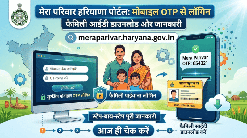 मेरा परिवार पोर्टल Login 2026