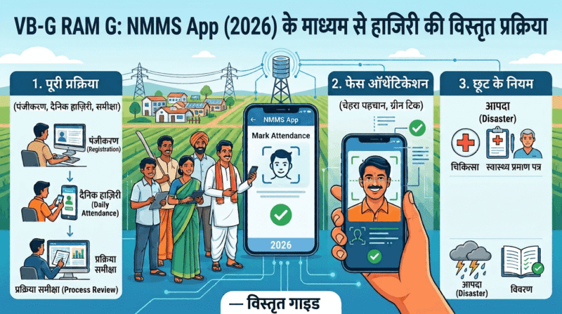 VB-G RAM G में NMMS App से हाज़िरी