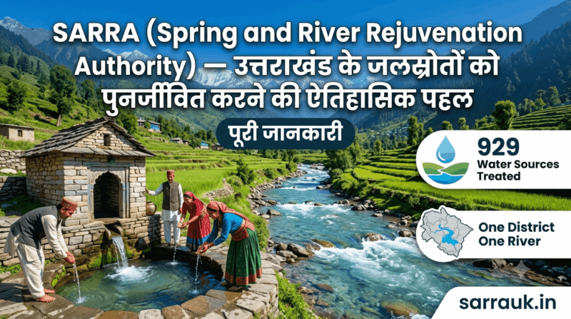 SARRA Spring River Rejuvenation Authority Uttarakhand 2026