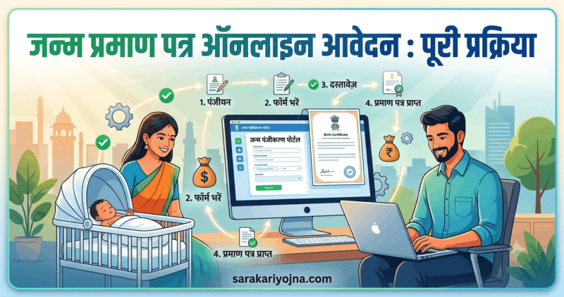 जन्म प्रमाण पत्र ऑनलाइन आवेदन 2026: पूरी प्रक्रिया