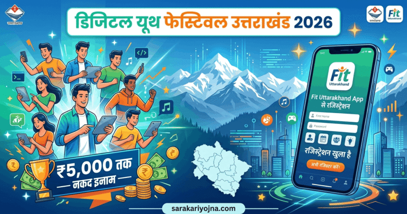 डिजिटल यूथ फेस्टिवल उत्तराखंड 2026: ₹5,000 इनाम — Apply करें