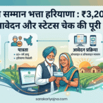 वृद्धावस्था सम्मान भत्ता हरियाणा 2026: ₹3,200/माह — पात्रता, आवेदन और स्टेटस चेक की पूरी जानकारी वृद्धावस्था सम्मान भत्ता हरियाणा 2026: ₹3,200/माह — Apply करें
